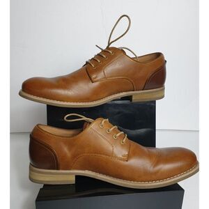 Men's Oxford Shoes 9.5 JF J.Ferrar Kent Dress Loafers Tan Sz 9.5